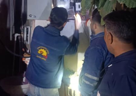 اقدامات مدیریت توزیع برق شهرستان مسجدسلیمان در اصلاح و مقاوم سازی شبکه توزیع برق مناطق زلزله زده 