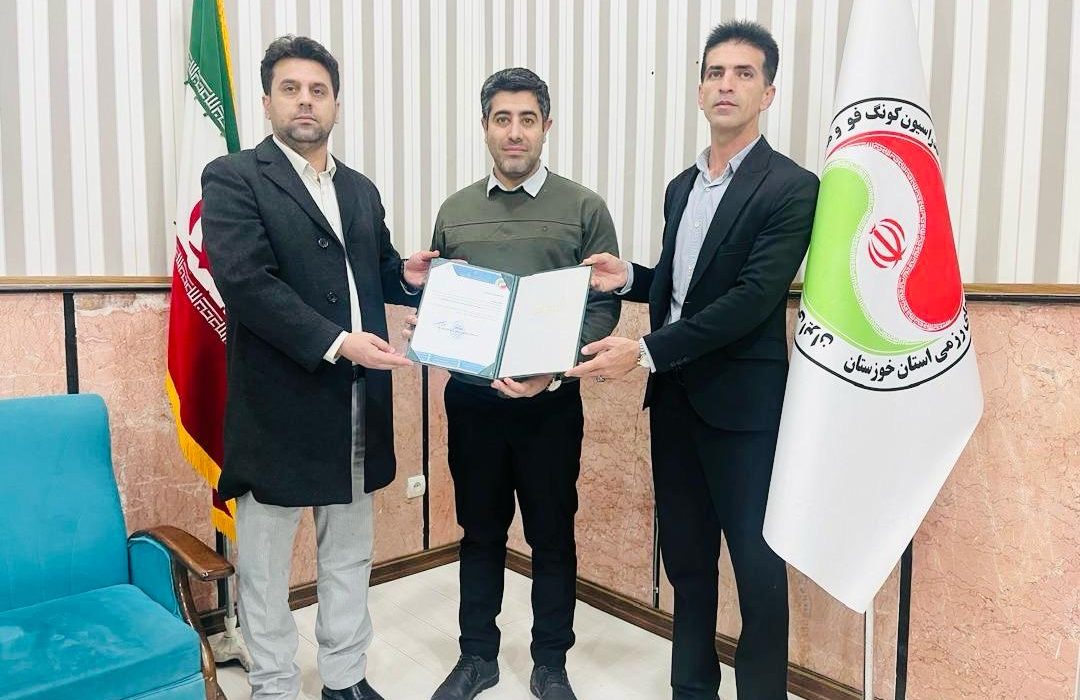 در حضور مسئولان استانی و شهرستانی مراسم معارفه رئیس هیئت کونگفو مسجدسلیمان برگزار شد