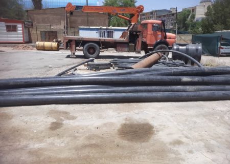 با پیگیری مستمر مدیر آبفا منطقه مسجدسلیمان ۱۲۰ متر لوله پلی‌اتیلن سایز ۲۰۰ برای پروژه آبرسانی کلگه تامین شد