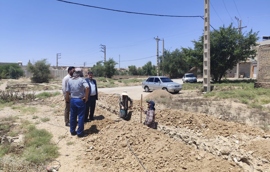 بازدید فرماندار مسجدسلیمان از پروژه کلیدی طرح جامع فاضلاب شهری