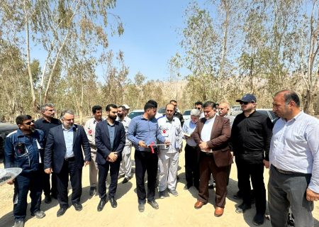 افتتاح چاه و خط انتقال آبرسانی در گلگیر