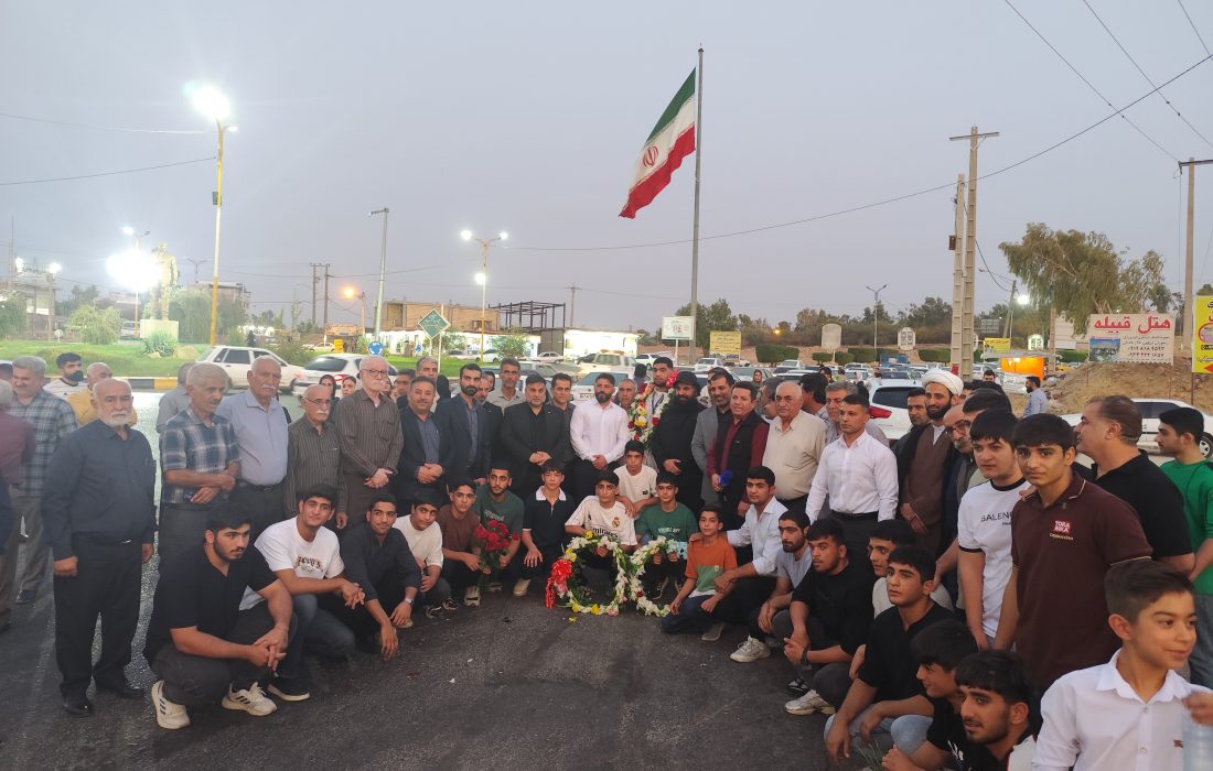 استقبال پرشور مردم و مسئولین از یزدان دلروز در مسجدسلیمان با حضور فرماندار پیمان جهانگیری