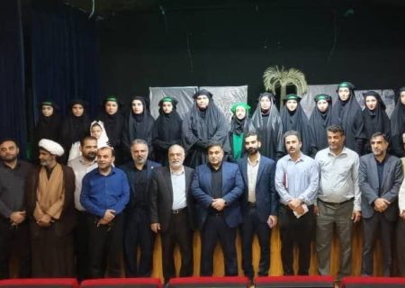 فرماندار مسجدسلیمان و مردم در تماشای نمایش آیینی “دختر آفتاب” حضرت رقیه(س) 