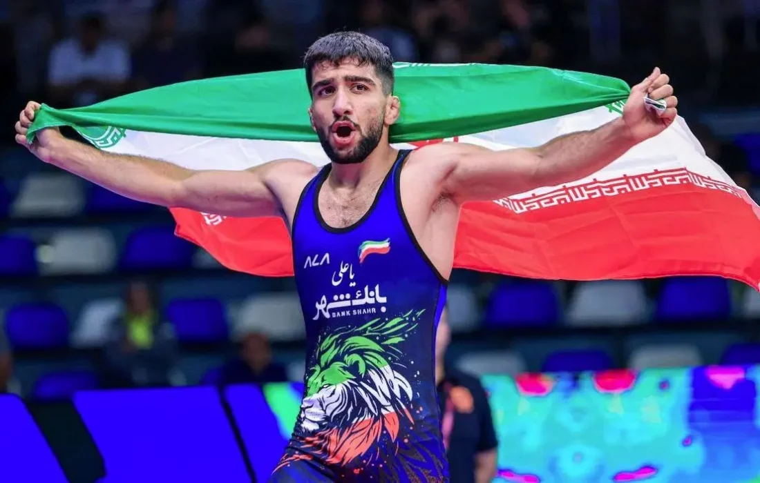 پیام احمدی بختیاری، پرچمدار ایران بر سکوی دوم جهان ایستاد