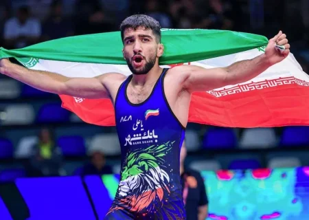 پیام احمدی بختیاری، پرچمدار ایران بر سکوی دوم جهان ایستاد