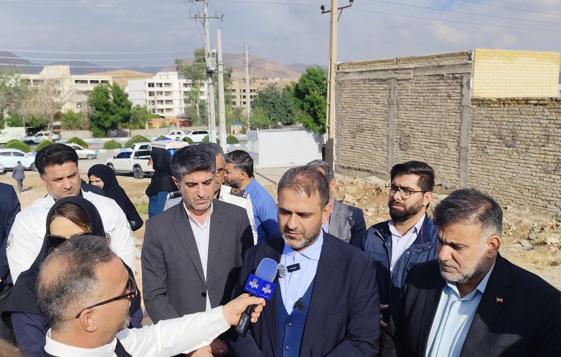 کلنگ‌زنی پایگاه اورژانس ۱۱۵ مسجدسلیمان با پیگیری‌های دکتر رضا جباری