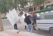 جمعآوری ۳۳ دکه غیرمجاز از سطح مسجدسلیمان / شهردار: با سودجویان برخورد قانونی میشود
