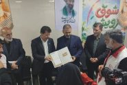 دکتر رضا جباری، نماینده مردم در مجلس شورای اسلامی و خادمالرضا، عضو افتخاری هلالاحمر شد